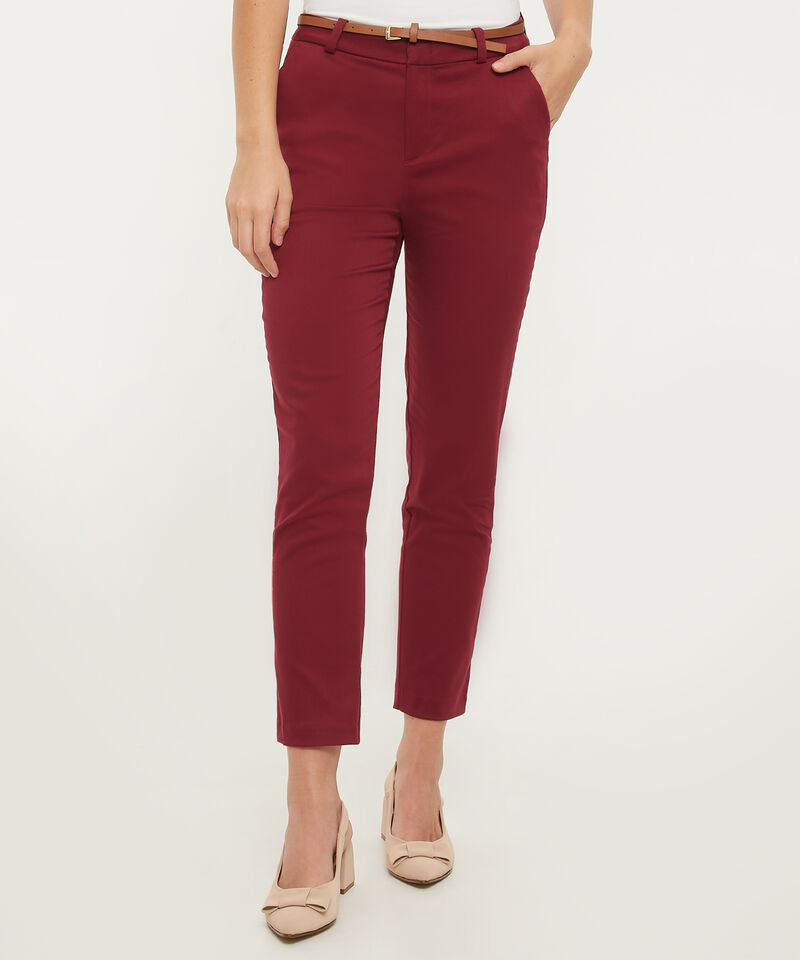 Pantalon Basico Bolsillos Diagonal