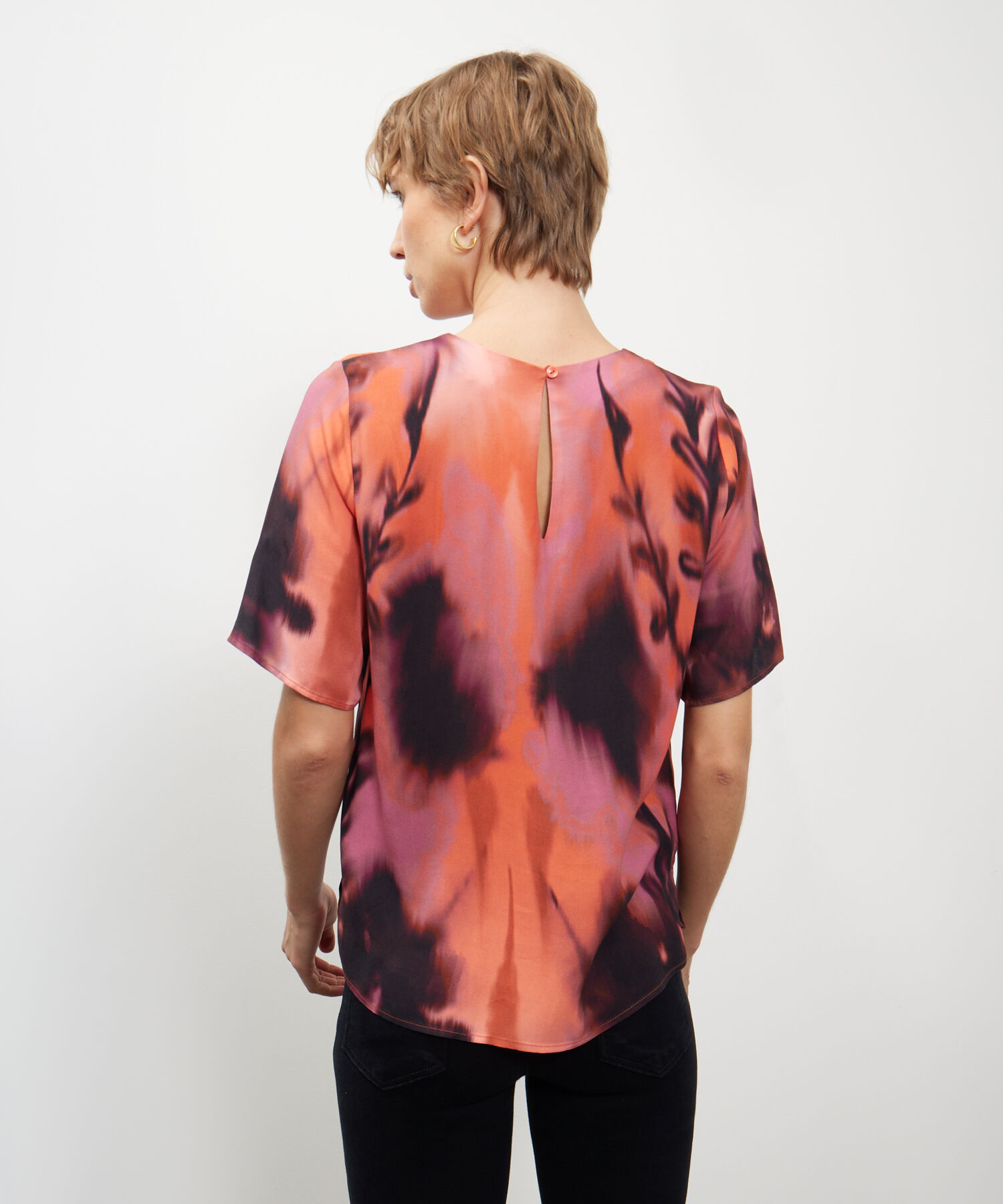 Blusa Estampada En Degrade