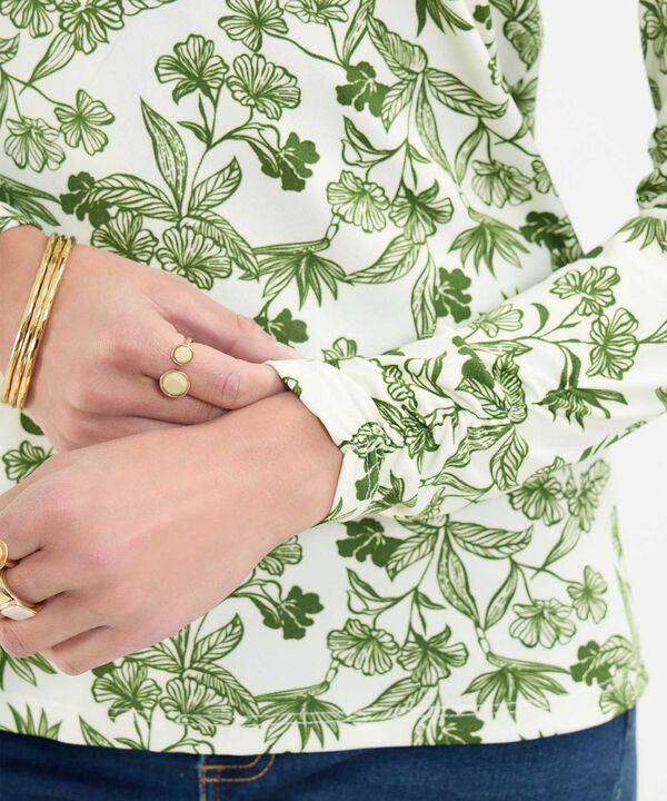 Camiseta Manga Larga Estampada