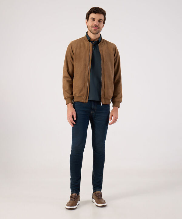 Jeans Skinny Con Costuras Para Hombre image number null