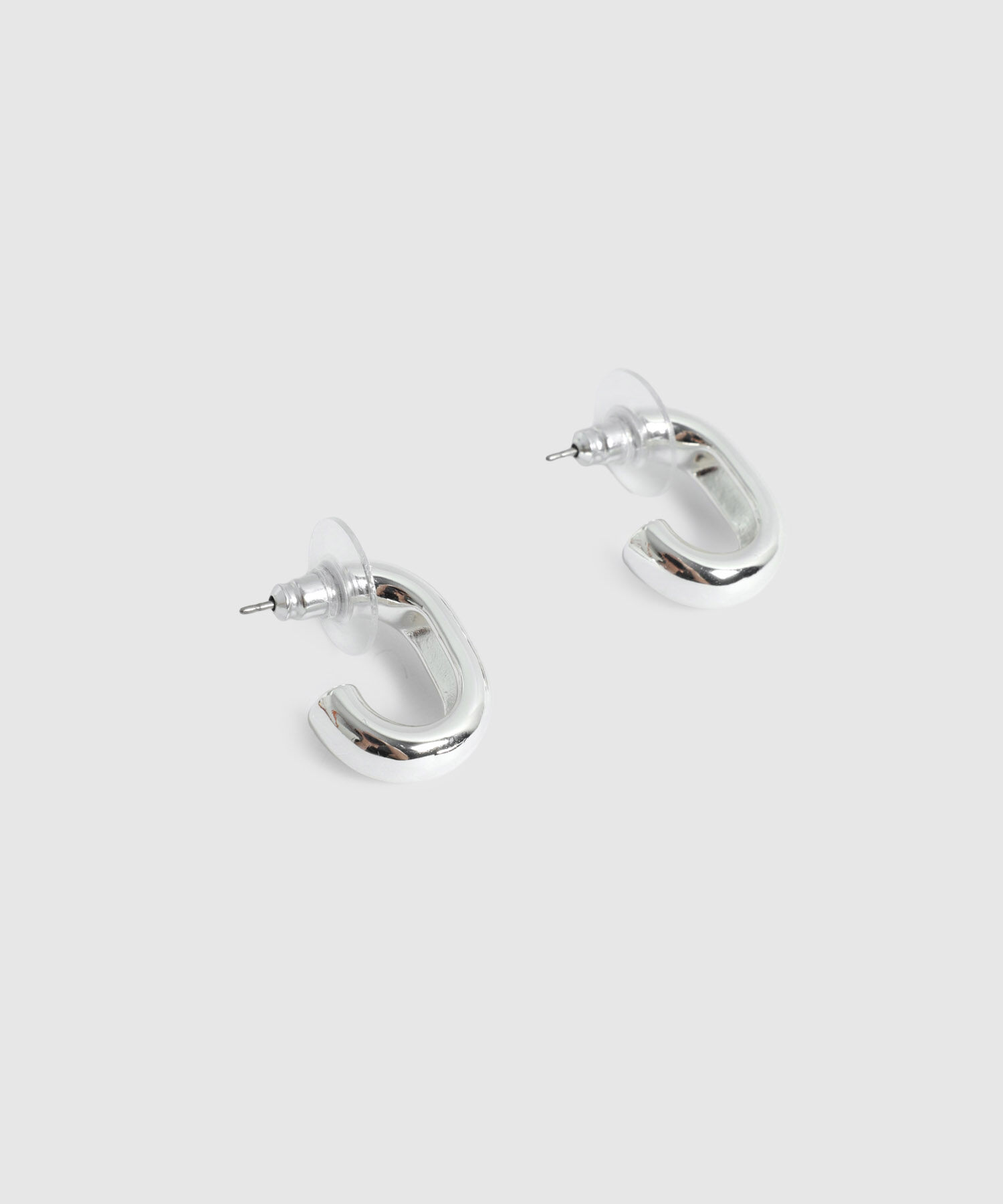 Aretes Tipo Argolla Gruesa Mujer