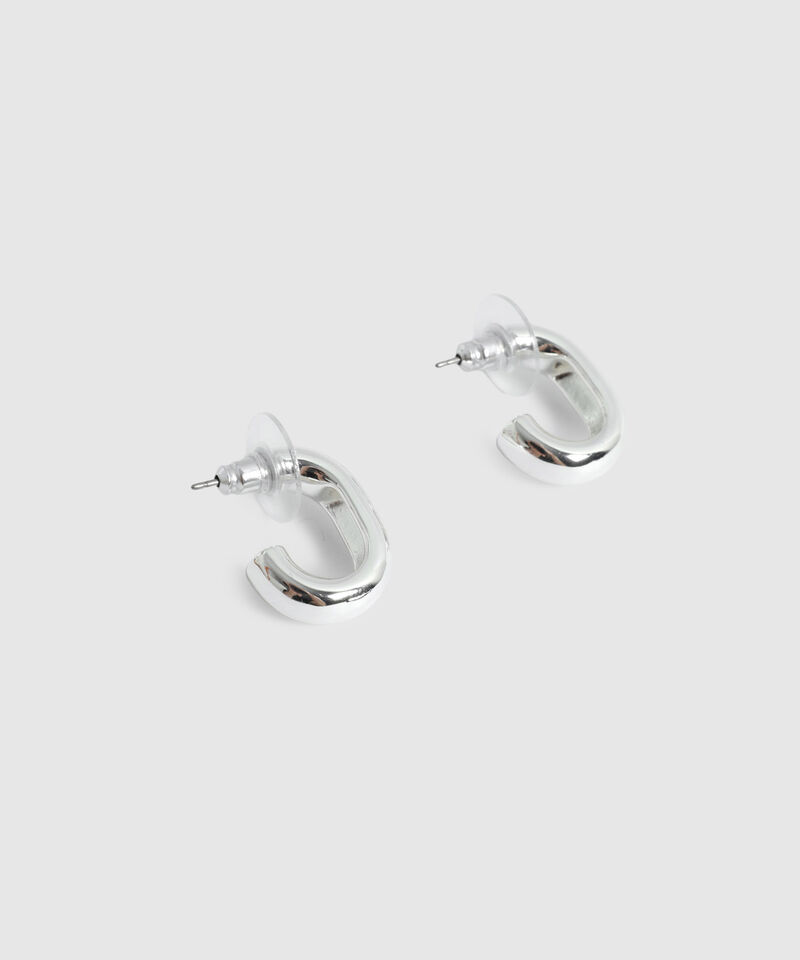 Aretes Tipo Argolla Gruesa Mujer