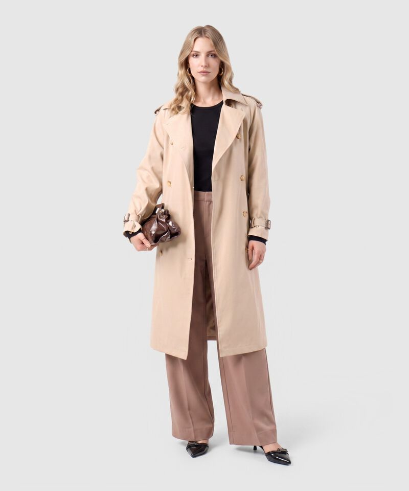 Pantal&oacute;n Amplio De Pinzas Para Mujer
