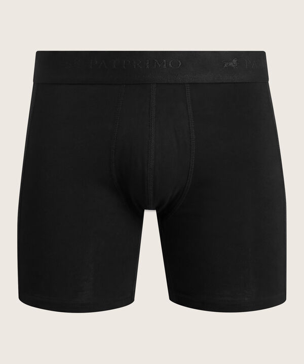 Boxer Para Hombre De Dise&ntilde;o Largo En Lycra-Algod&oacute;n