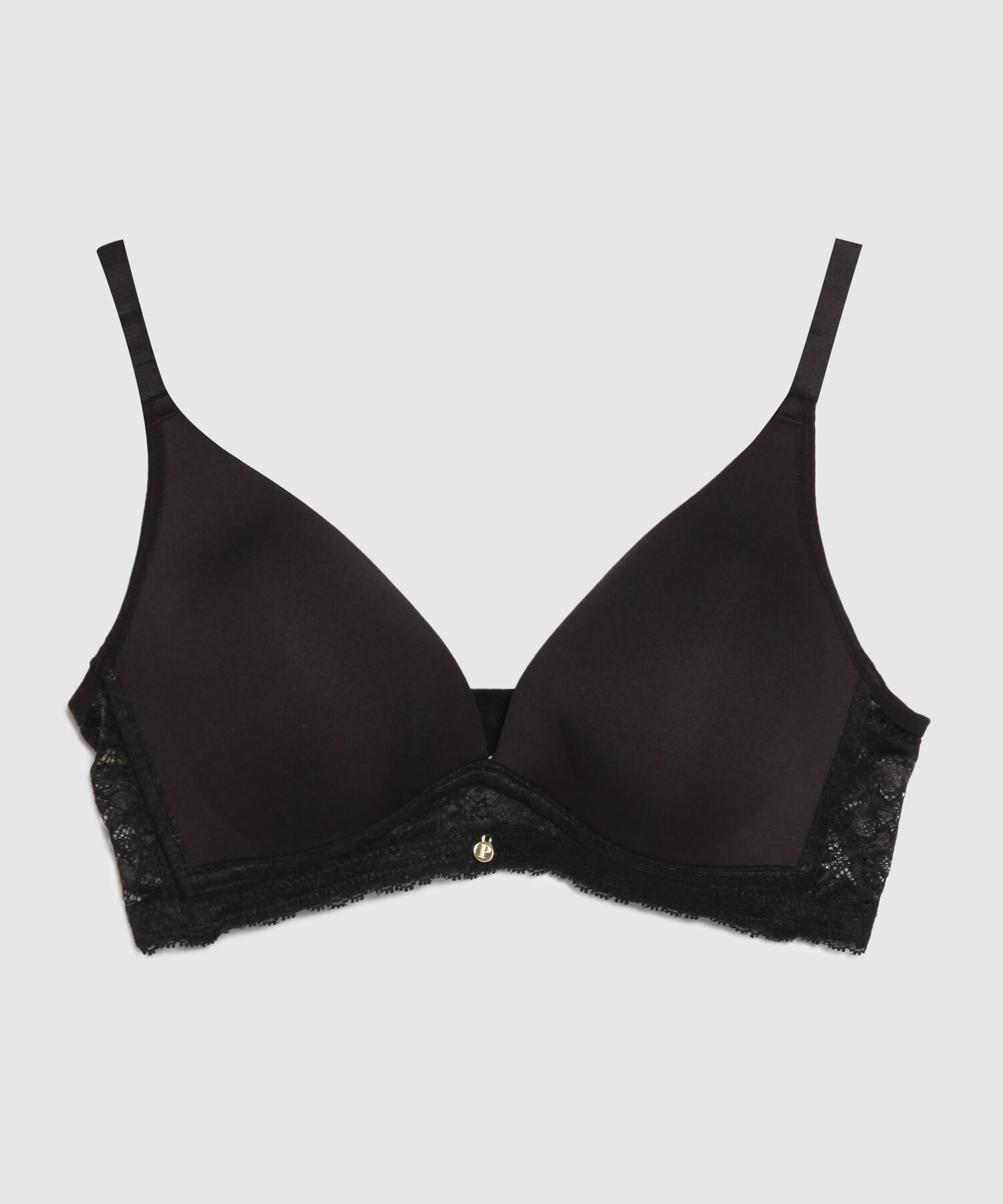 Brasier Con Copa Triangular Con Encaje En Base Compra Online PATPRIMO
