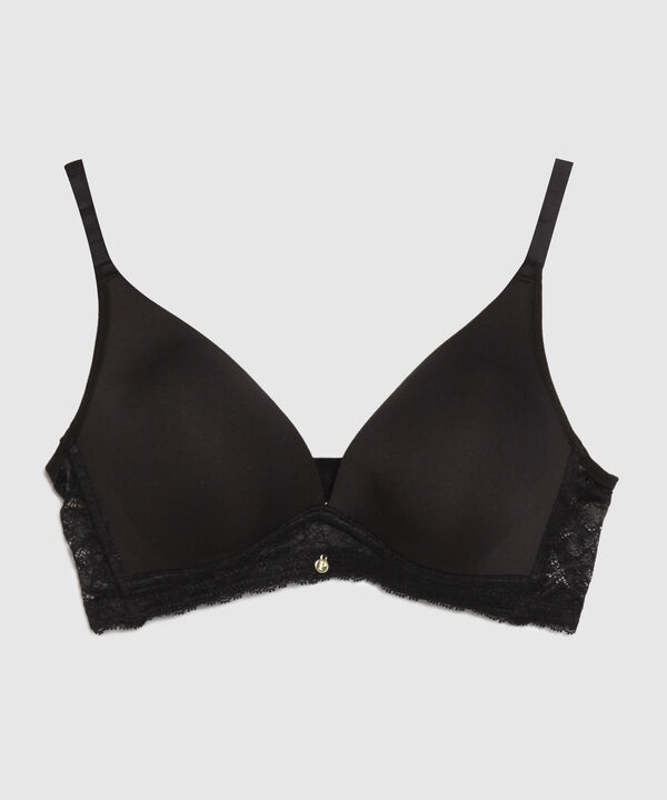 Brasier Con Copa Triangular Con Encaje En Base image number null
