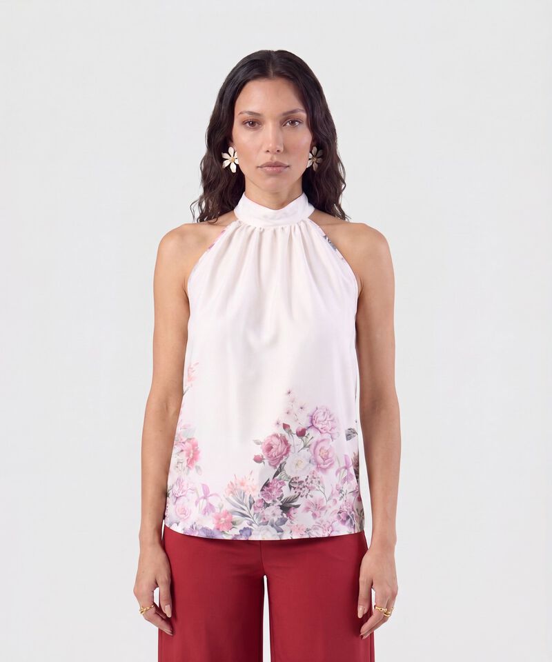 Blusa Estampada Para Mujer