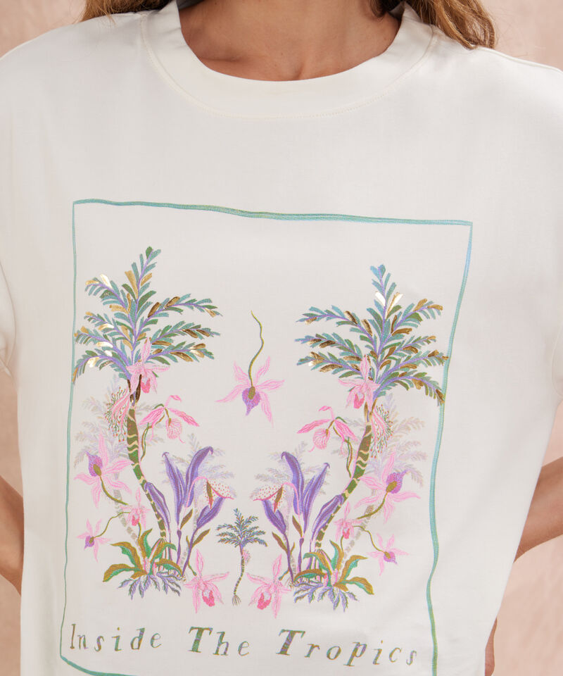 Camiseta Unicolor Con Screen