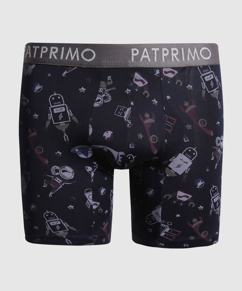 Pantaloncillo Boxer Estampado En Microfribra Junior 