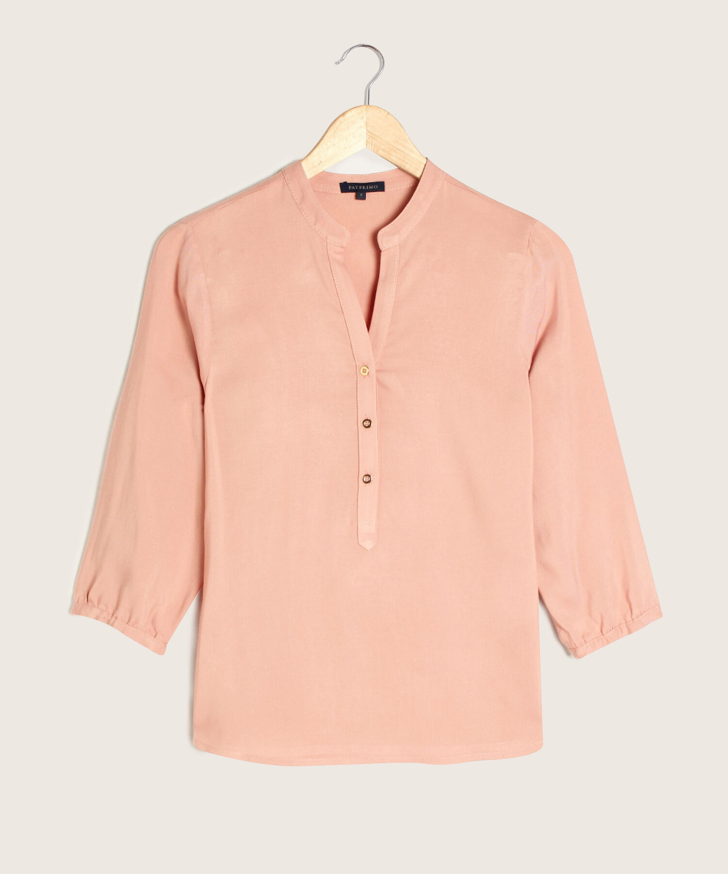 Blusa Manga 3/4 Unicolor