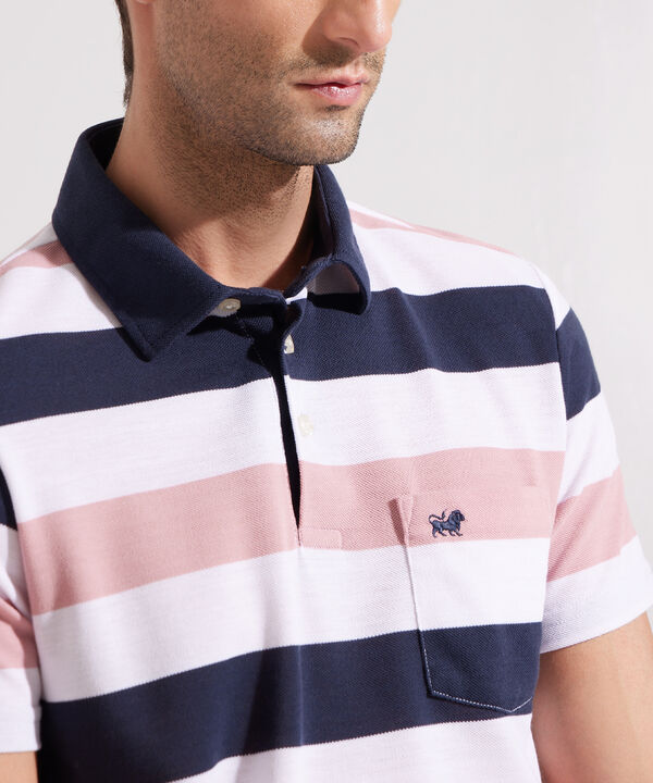 Polo  Cuello Duro, Con Bolsillo Y Silueta Slim Fit, Campiello image number null