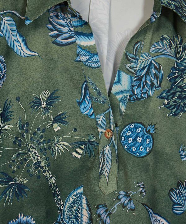Camisa Manga Larga Estampada