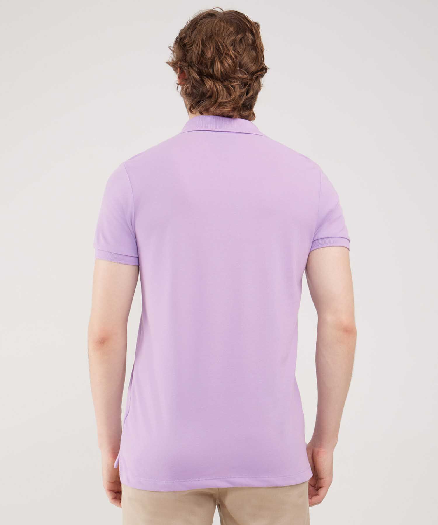 Polo Tejido Unicolor Cuello Y Puños Tejidos,Sin Bolsillo Con Hiladillo.