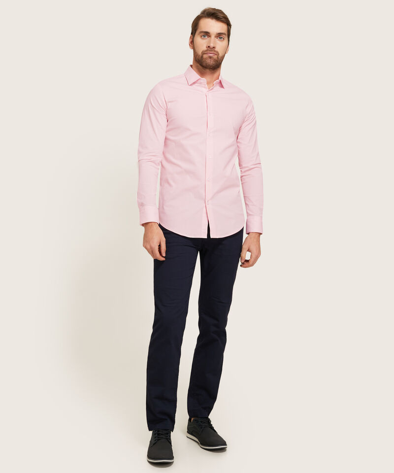 Camisa Corbatera Manga Larga