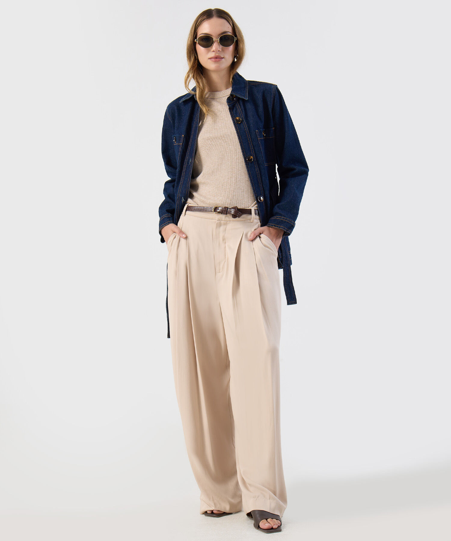 Camiseta Rib Cuello Halter Para Mujer