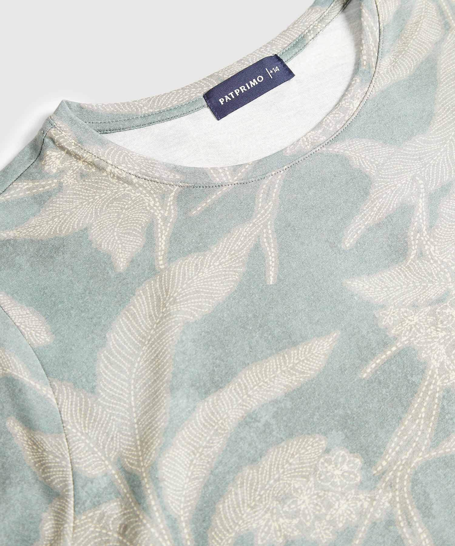 Camiseta Estampado Botánico