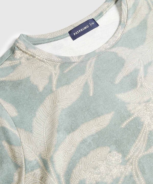 Camiseta Estampado Botánico image number null