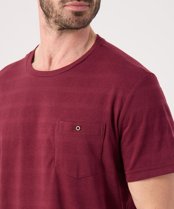 Camiseta Unicolor Con Bolsillo  image number null