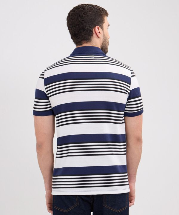 Polo Preteñida Cuello Y Puños Tejidos Con Bolsillo