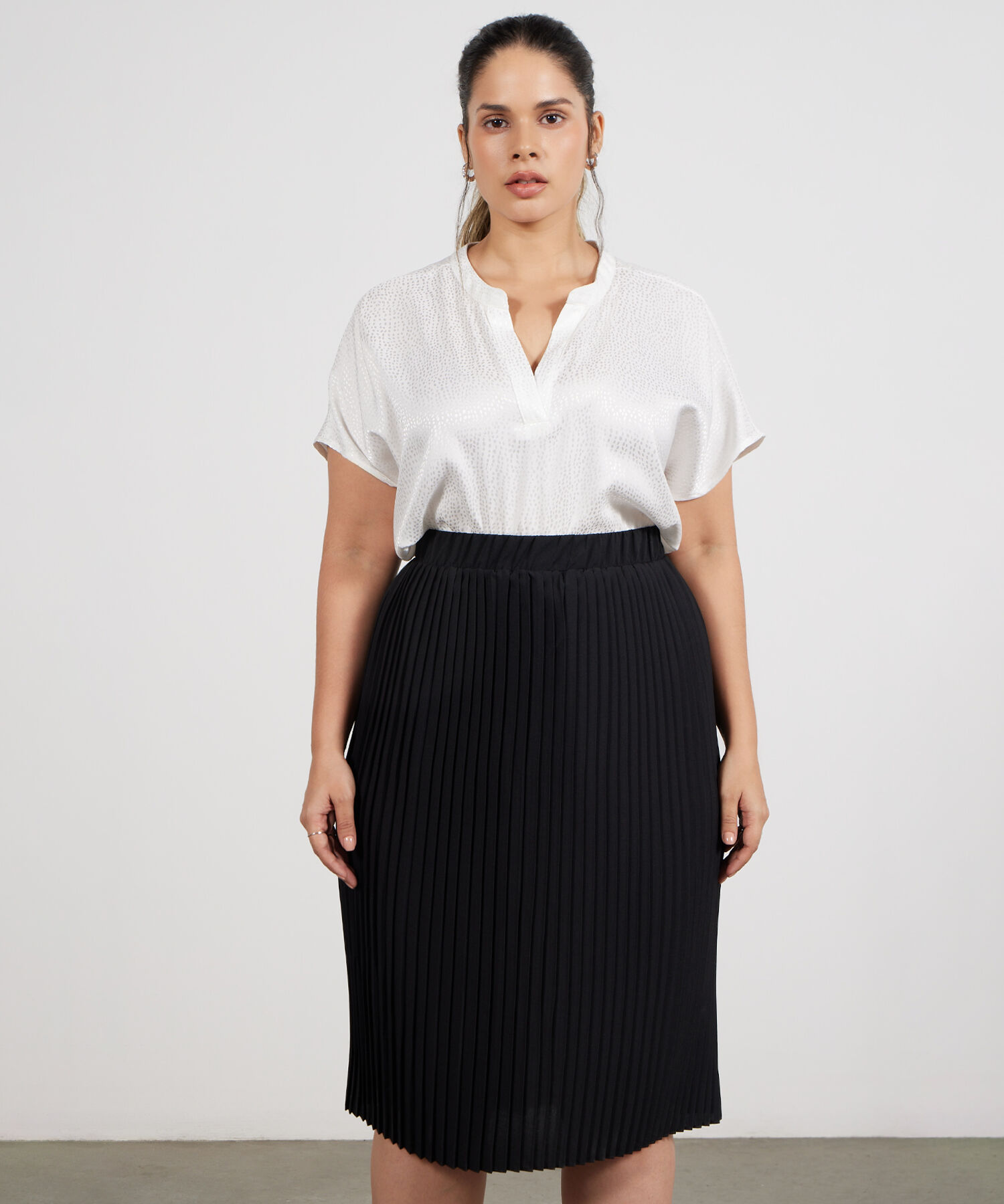 Falda Midi Plisada