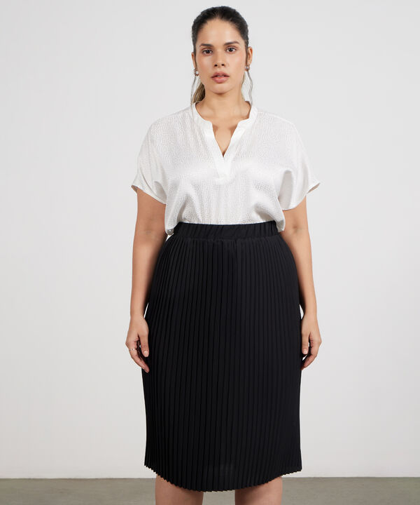 Falda Midi Plisada