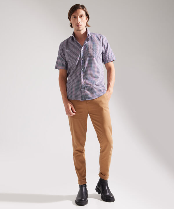 Camisa Manga Corta a Cuadros