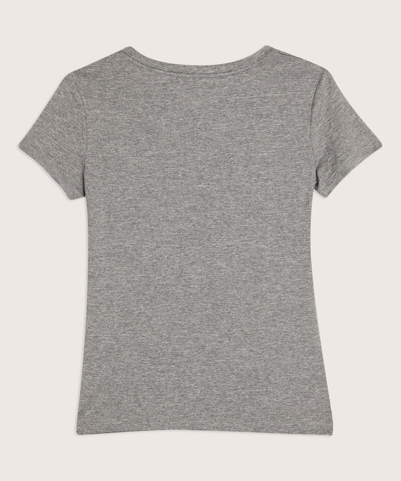Camiseta Cuello V Jaspe mas Screen