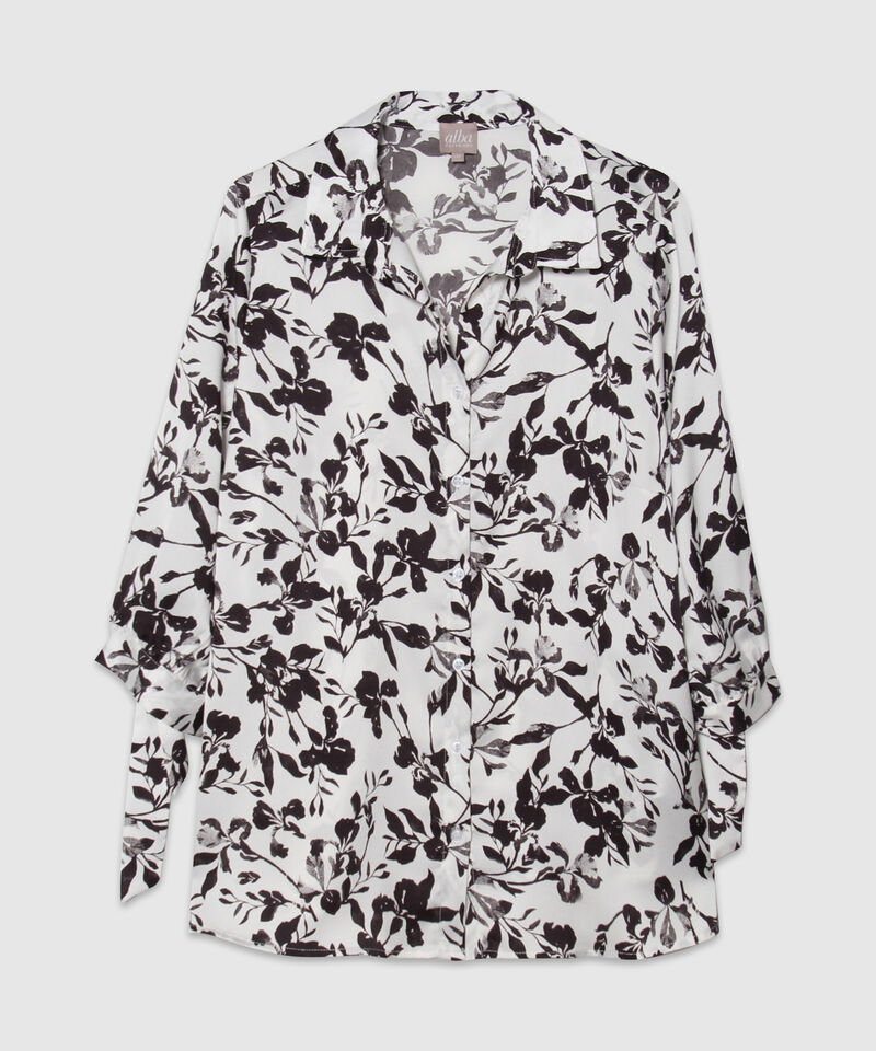 Camisa Manga 3/4 Con Amarre