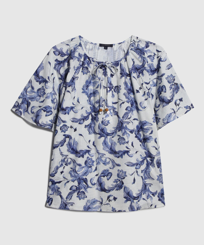 Blusa Estampada Manga Ranglan