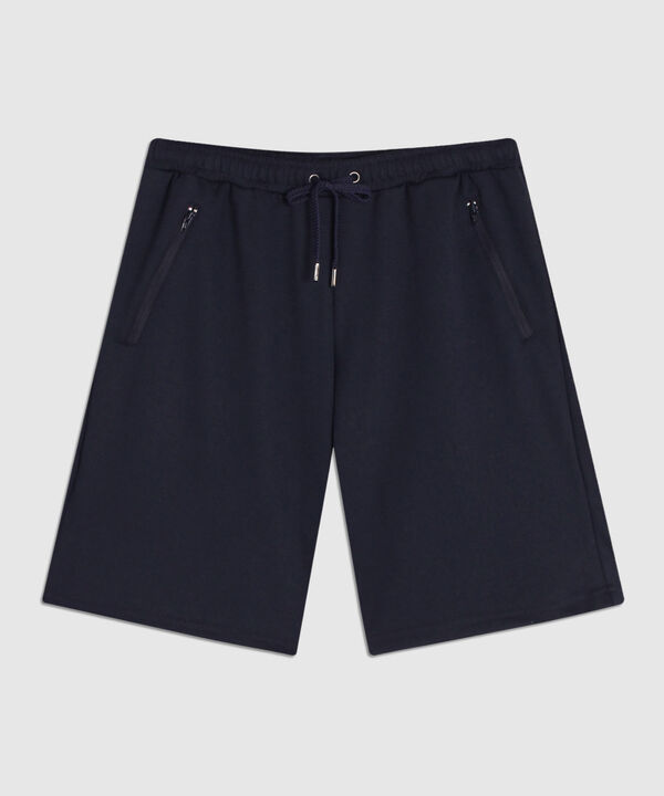 Bermudas Para Hombre De Diseño Deportivo Con Bolsillos Laterales