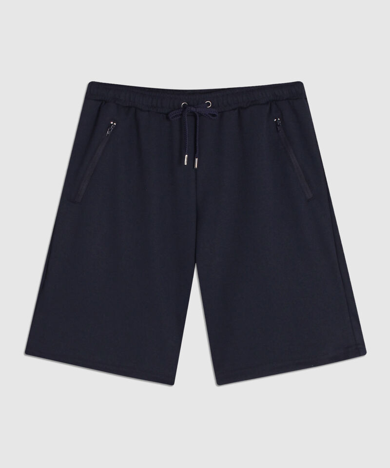 Bermudas Para Hombre De Diseño Deportivo Con Bolsillos Laterales