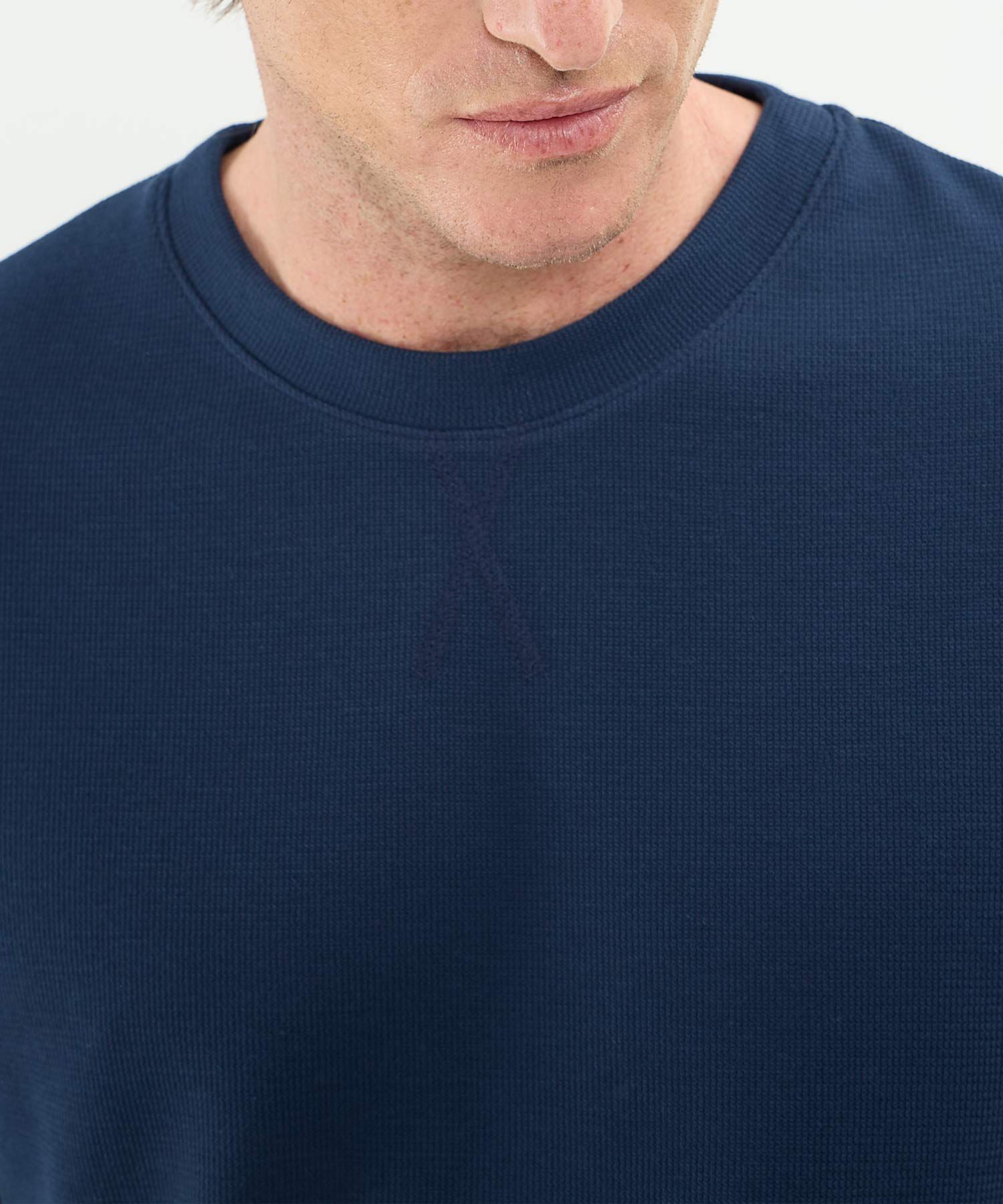 Camiseta Manga Corta Cuello Redondo Unicolor 