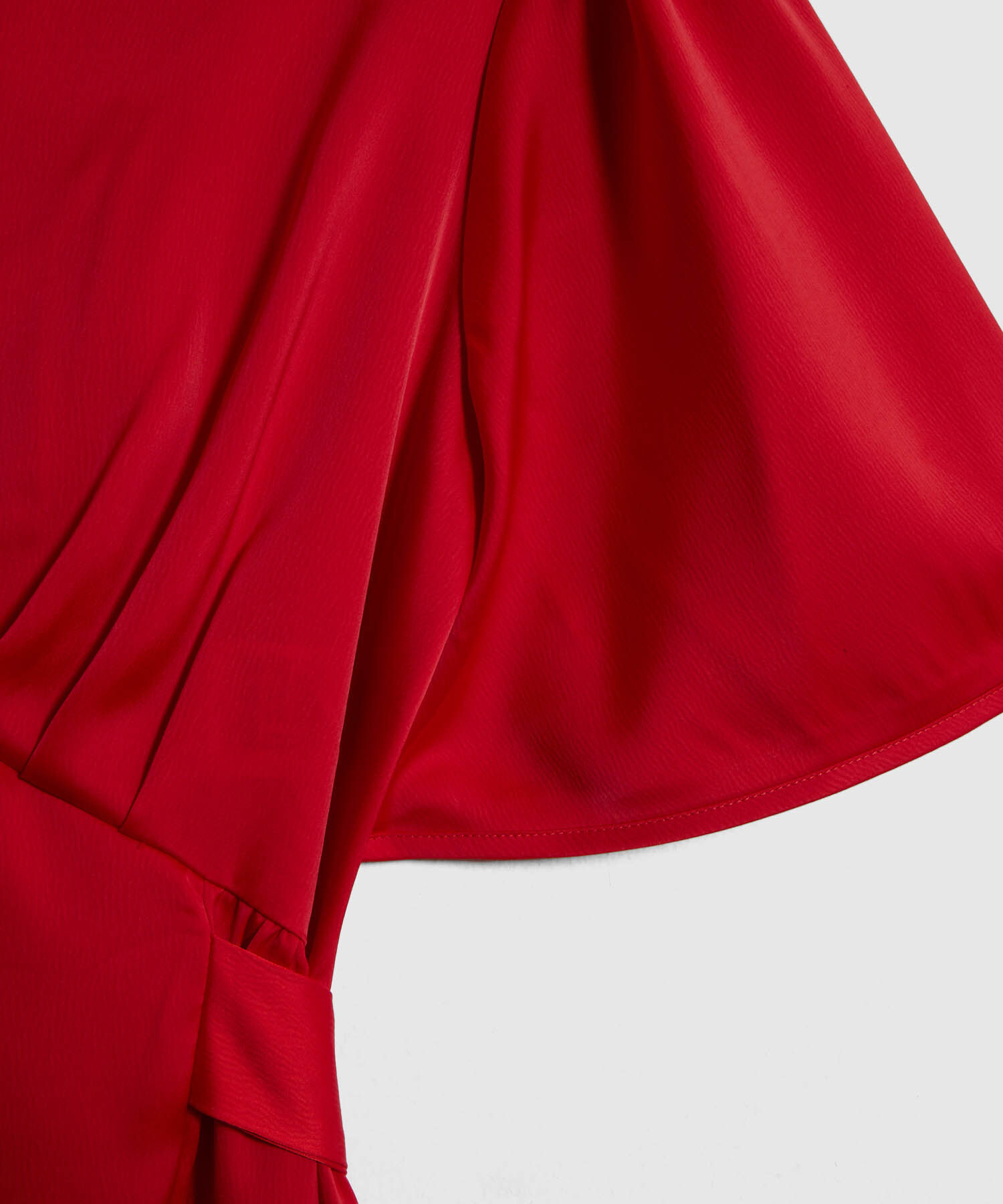 Vestido Midi Escote en V Para Mujer