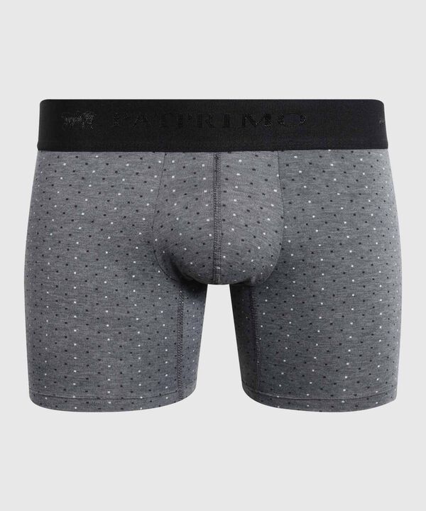 B&oacute;xer Medio Estampado Miniprint En Algod&oacute;n 