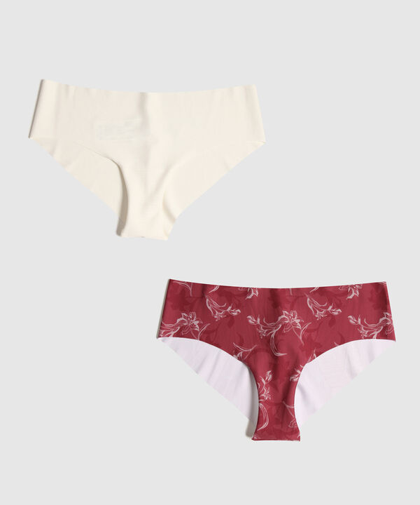 Panty Clásico Invisible Estampado Pack X2
