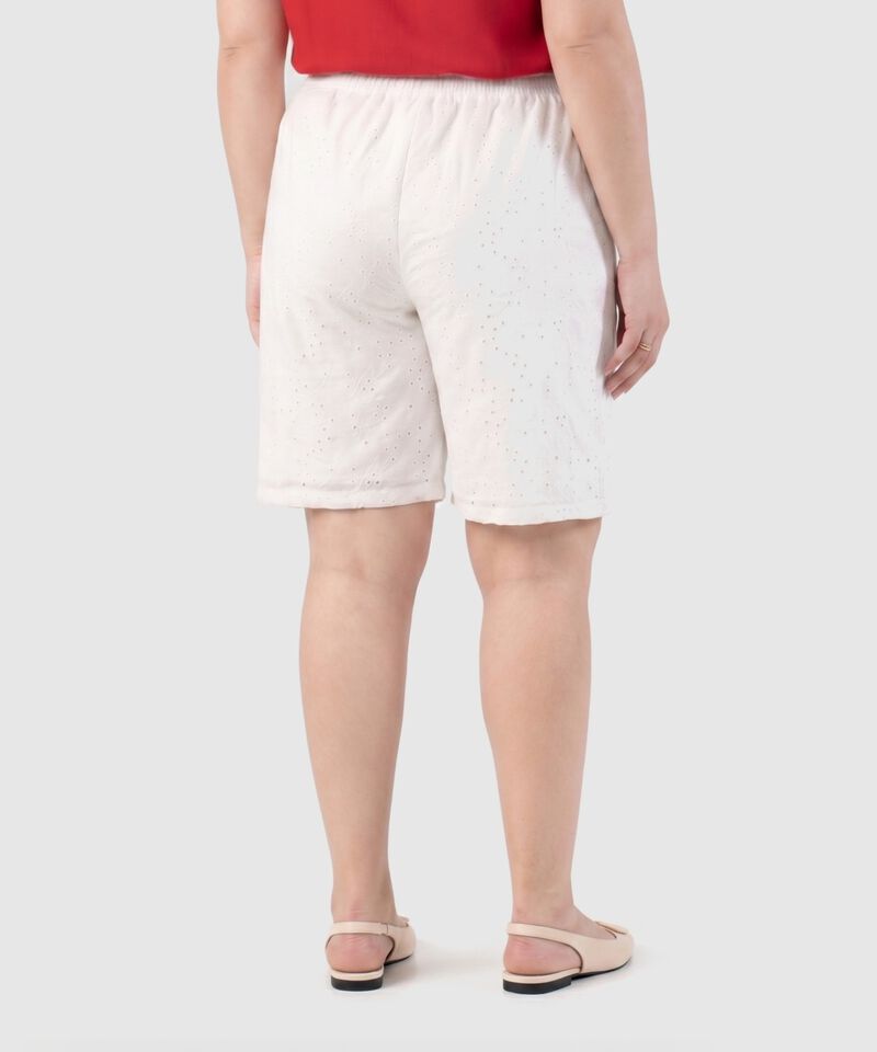Bermuda Con Cintura El&aacute;stica Mujer Curvy