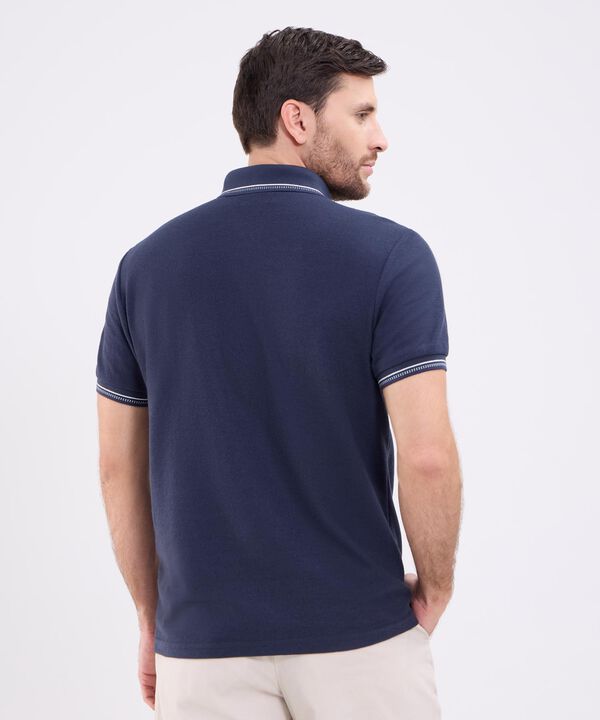 Polo Unicolor Para Hombre