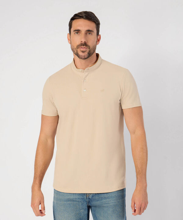 Polo Unicolor Cuello Mao  image number null