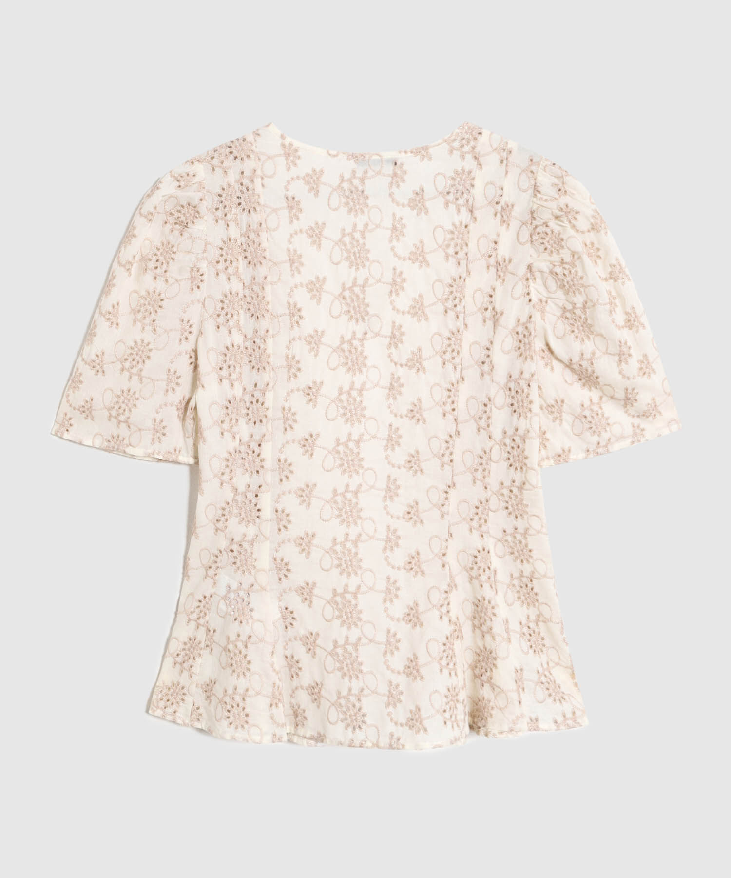 Blusa Con Bordado Suizo Para Mujer