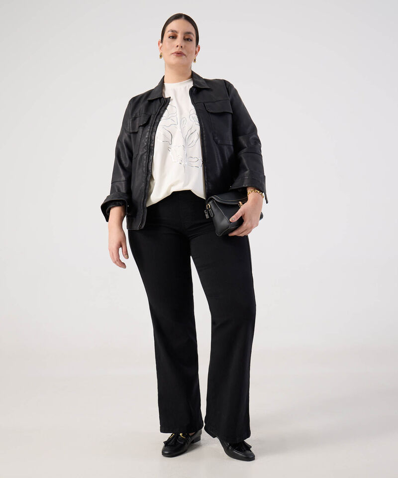 Jean Bota Campana de Tiro Alto para Mujer Curvy