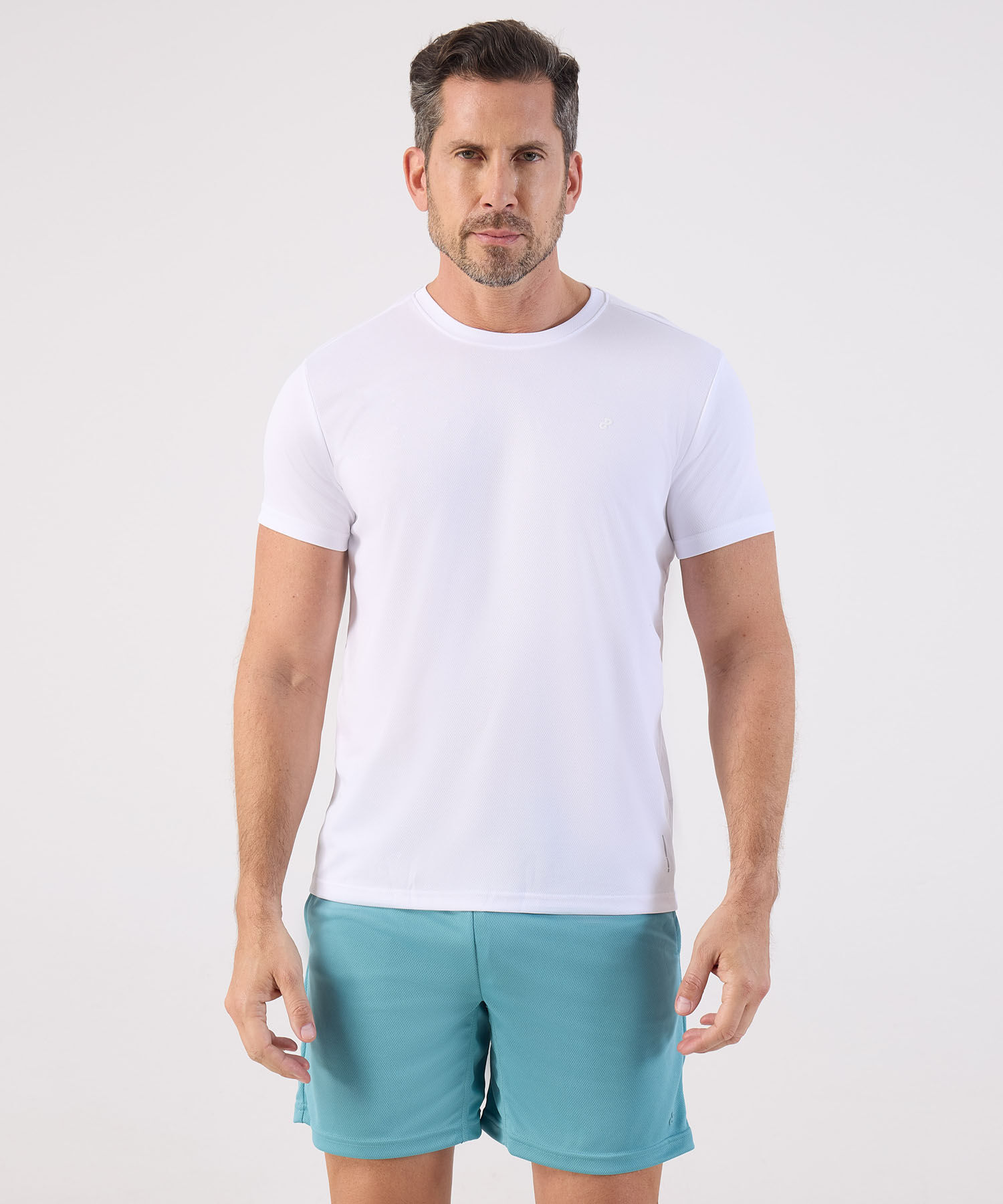 Camiseta Mc Unicolor  Texturizada