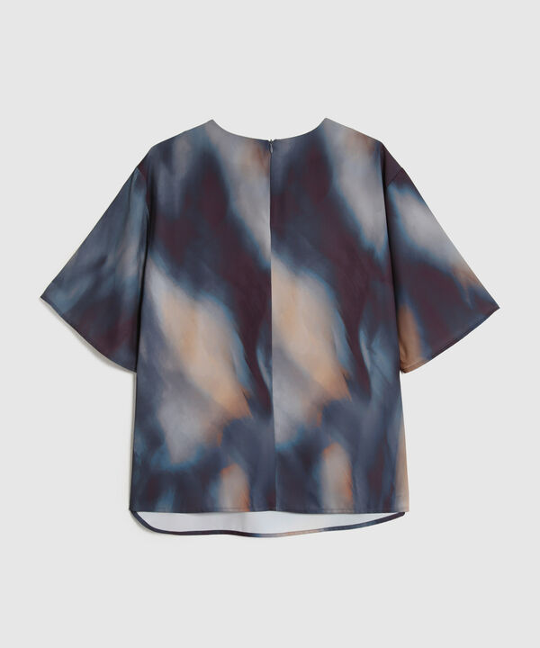 Blusa Manga Corta Estampada