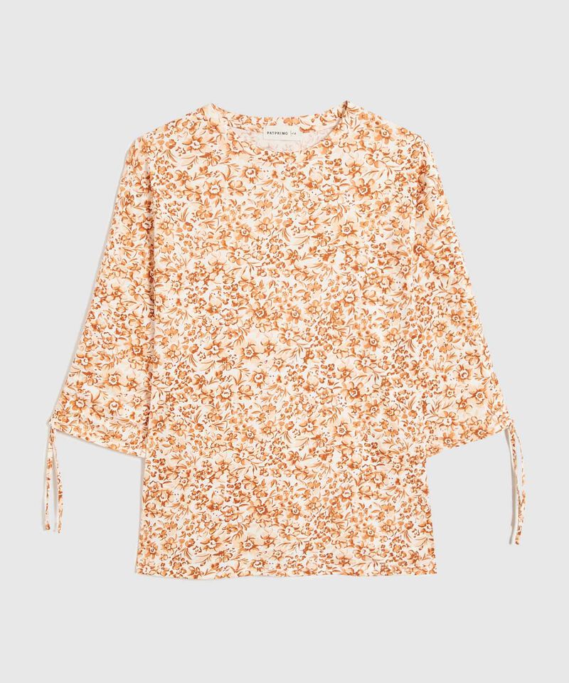 Camiseta Manga ¾ Estampada