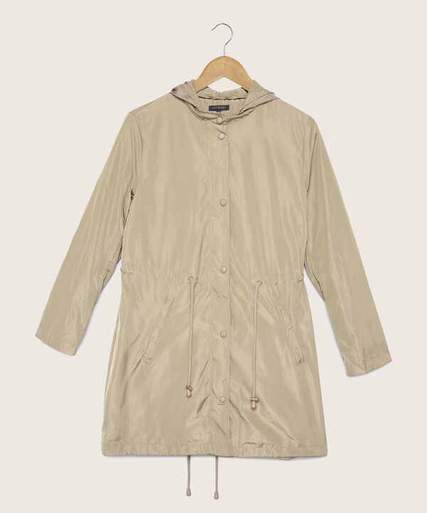 Chaqueta Parka Unicolor