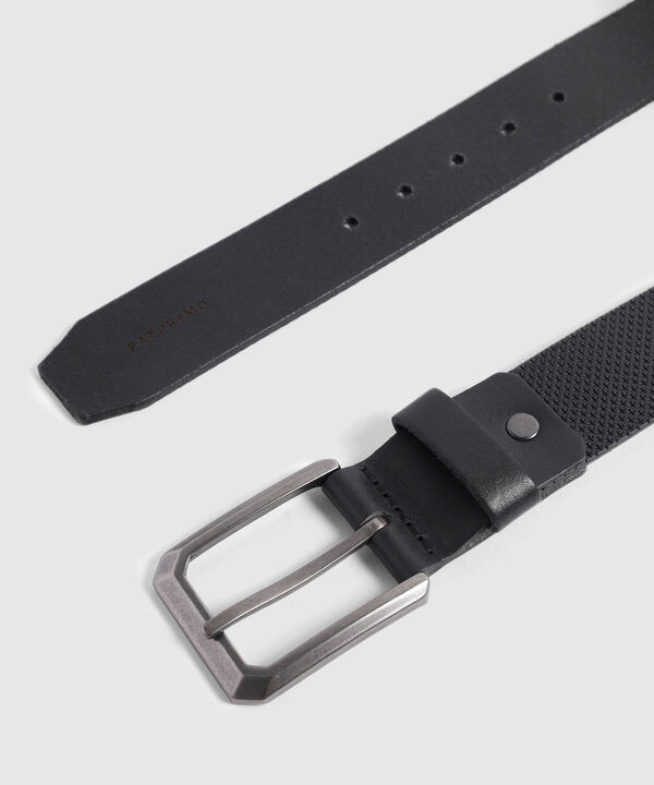 Cinturón de Correa Perforada Moderna Para Hombre image number null