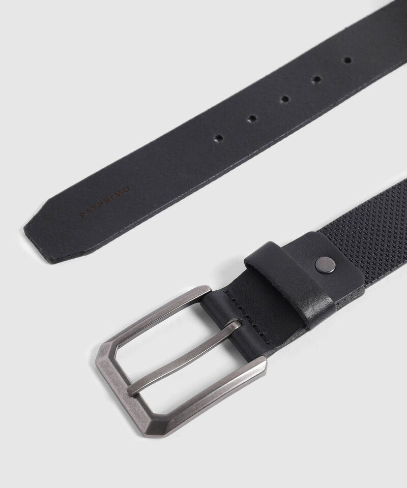 Cinturón de Correa Perforada Moderna Para Hombre