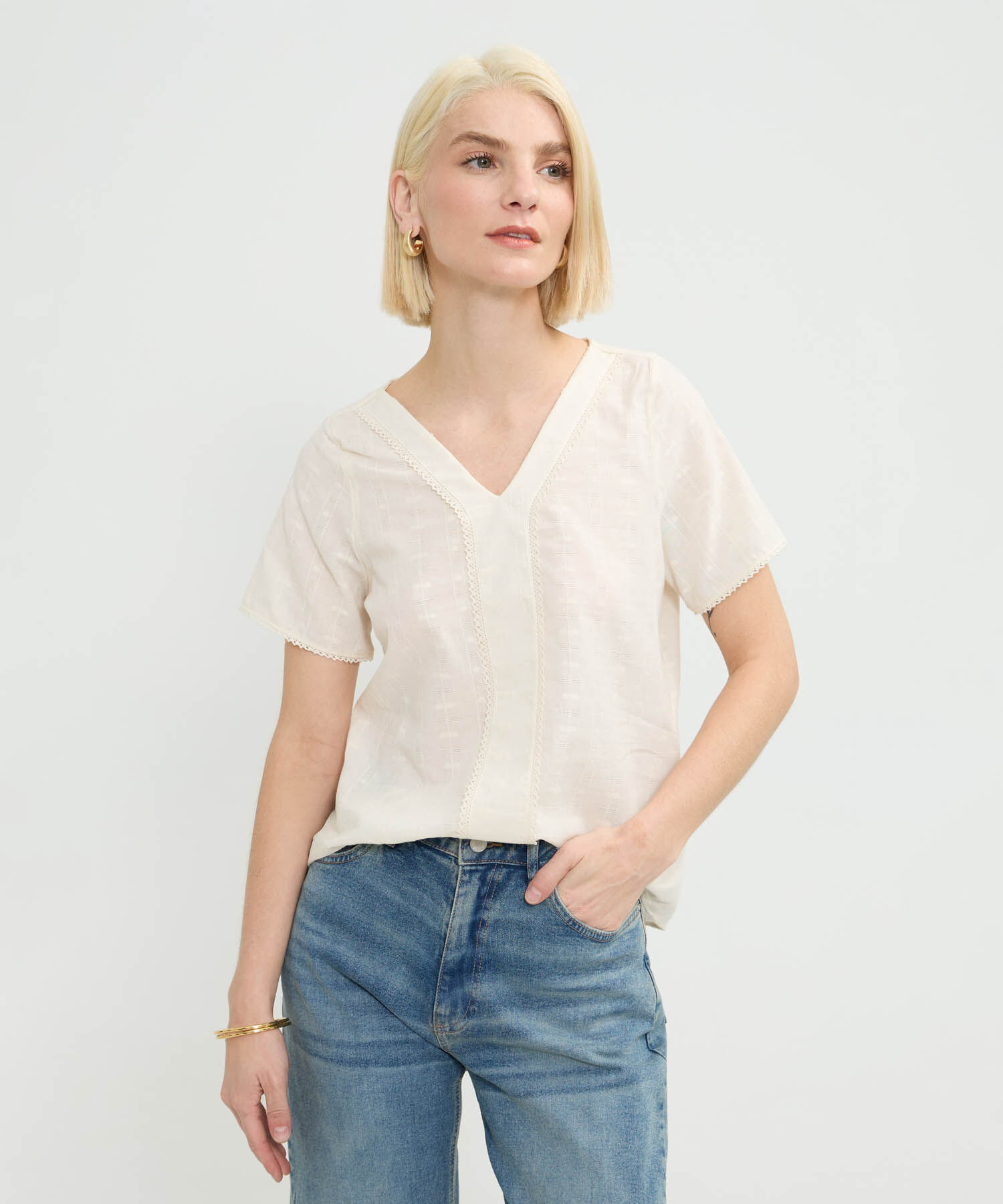 Blusa Manga Corta