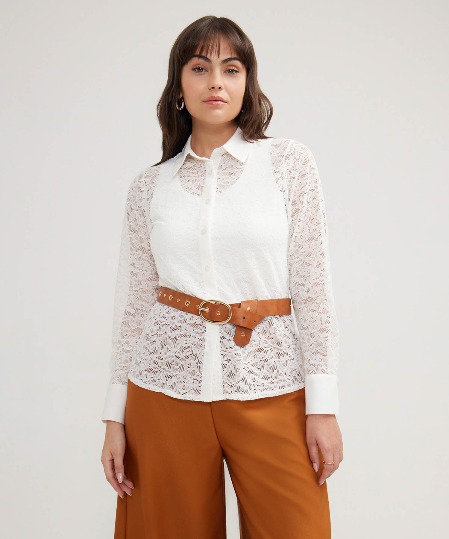 Camisa En Encaje
