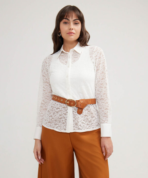 Camisa En Encaje