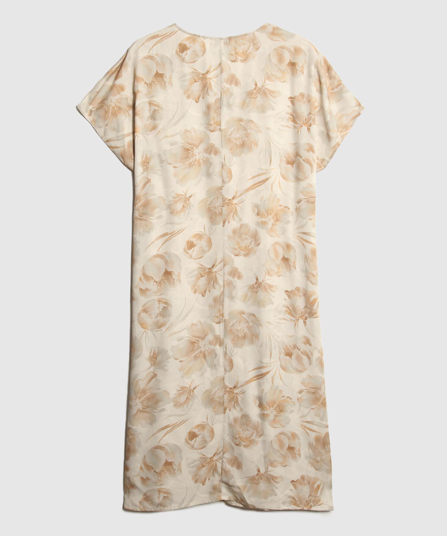 Vestido Estampado Manga Corta